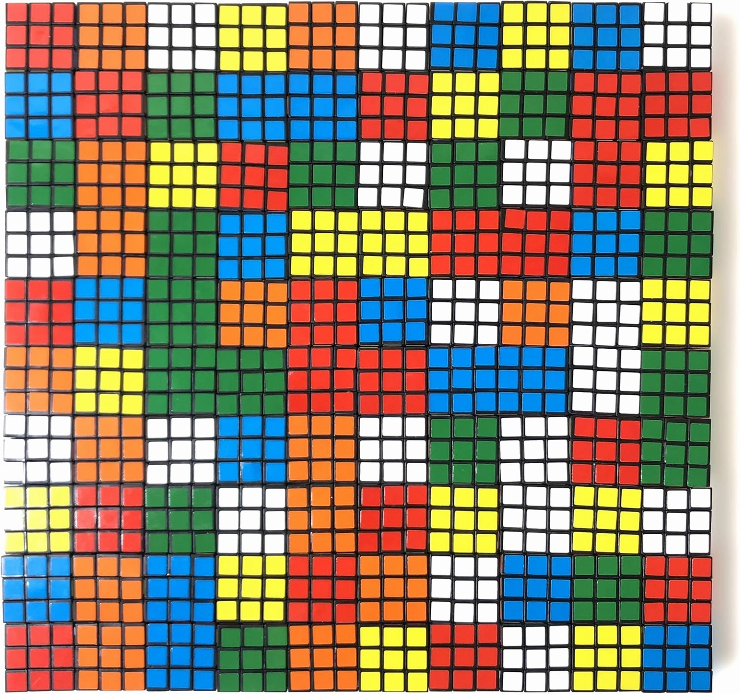 100 Pack Lot of Mini Magic Cubes, Twist Puzzle, Toys, 3x3 Magic Cube Mosaic, Brain Art, Favors, Gifts, Party Supplies for Boys and Girls