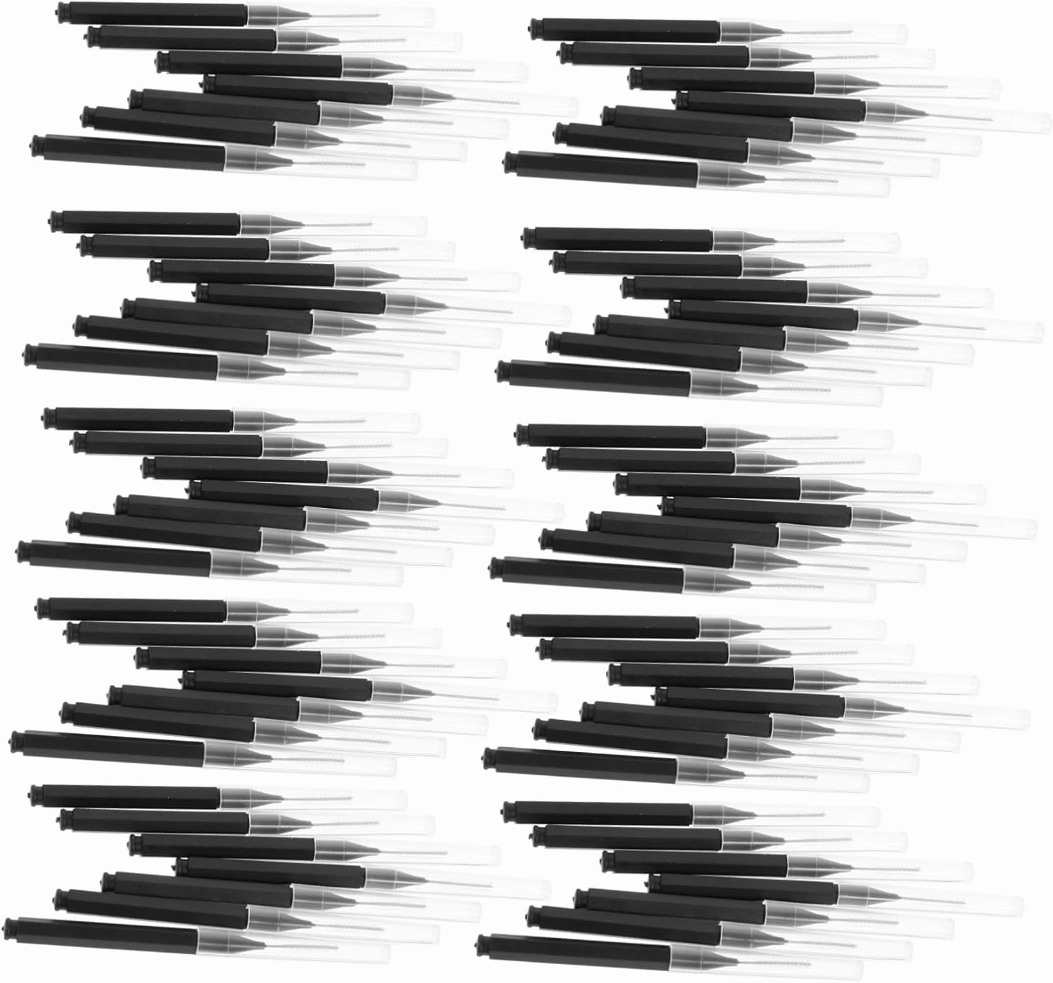 100pcs Spoolie Brush Soft Brushes for Eyebrow and Eyelash Grooming Versatile Beauty Tool Portable and Stylish Lamination Supplies Go Use