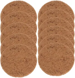 10pcs Coconut Fiber Nesting Mats for Birds Pigeon Nest Pads Flowerpot Base Mats for Egg Breeding Comfortable Natural Fiber Bedding for Pet Birds and Poultry