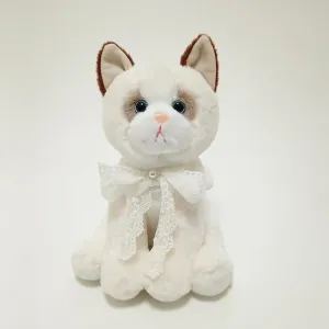 10" Plush Ragdoll Cat Stuffed Animal Toys,Handmade Plush Toy Adorable Ann Baker Cat Birthday Gifts for Boys and Girls