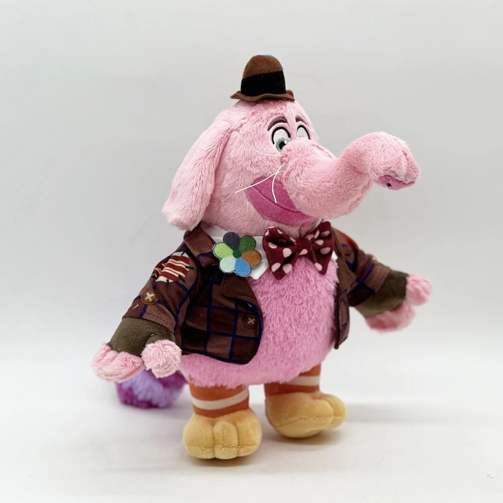 11" Cartoon Bing Bong Plush Toys, Pink Elephant Stuffed Animal Pillow, Soft Plush Gifts for Movie Enthusiasts and Kids' Birthday Parties ﻿