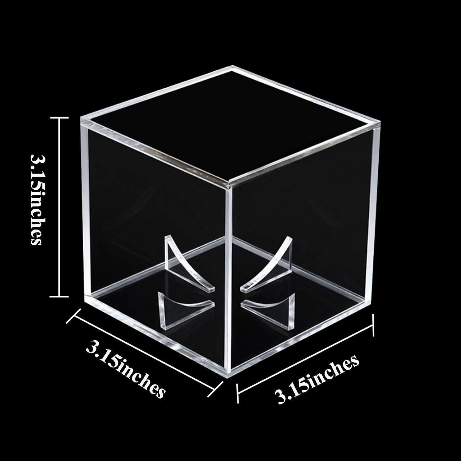 12 Pack Baseball Display Case UV Protected Acrylic Clear Baseball Holder Square Cube Ball Protector Memorabilia Autograph Display Box for Official Size Baseball