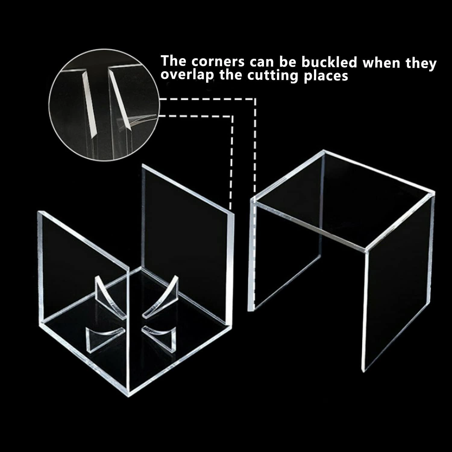 12Pack Baseball Display Case Acrylic Cube - UV Protected Acrylic Baseball Holder, Display Case for Autographed Baseball, Tennis Ball, Golf Ball, Billiard Ball, Memorabilia Display Cases