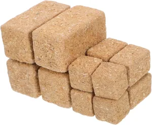 12pcs Mini Faux Hay Bales Realistic Haystack Decorations for Dollhouse Garden DIY Projects Compact Lightweight Farm Decor for Creative Play and Themed Displays