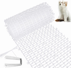 13ft x 12in Scat Mat for Cats, Cat Deterrent Mat, Cat Scat Mat with Spikes, Cat Repellent Mat, Cat Digging Stopper Cat Spike Mat for Indoor & Outdoor Sofa, Furniture, Garden