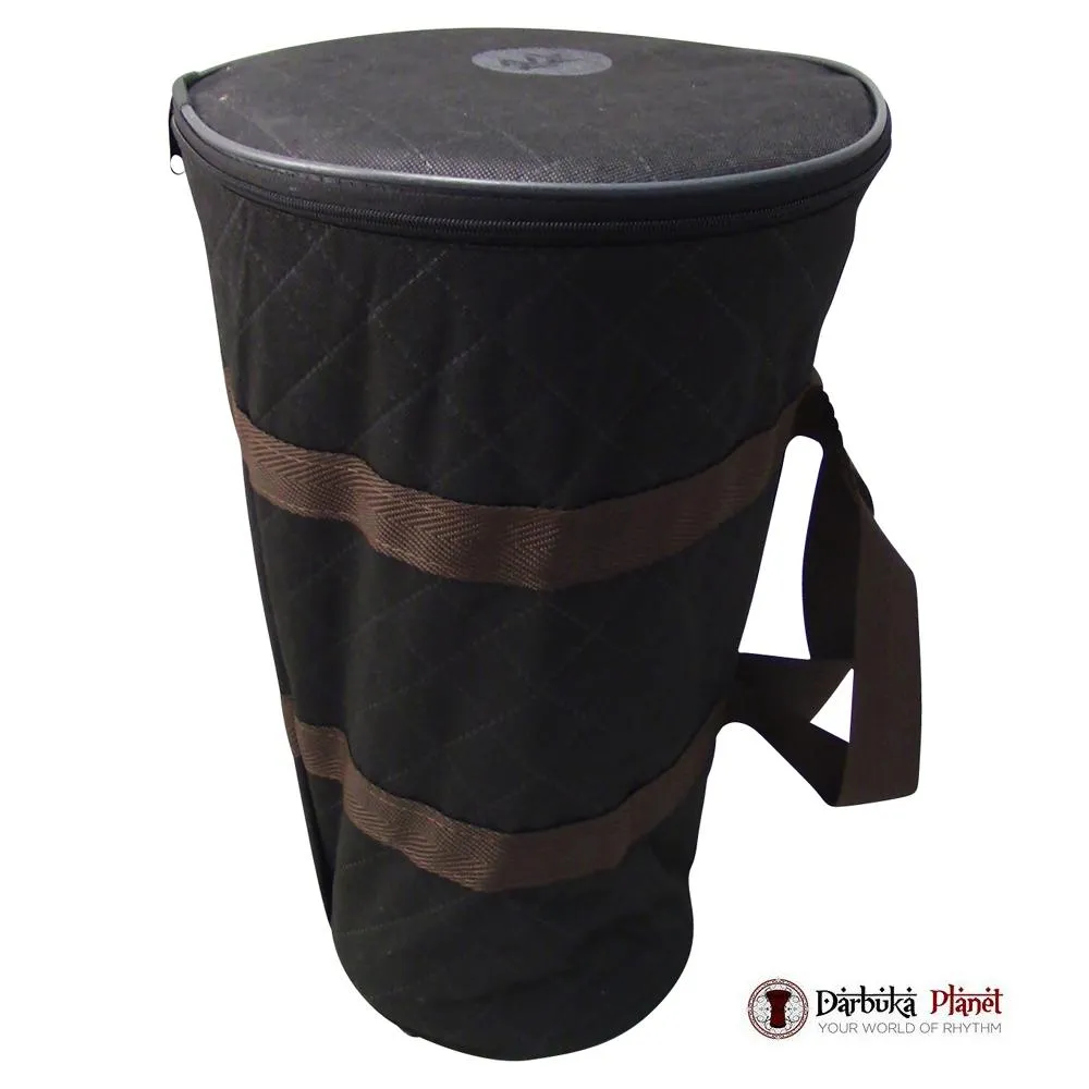 17'' Glowing Red Wave Zaza Percussion Engraved Egypt Style Darbuka Doumbek