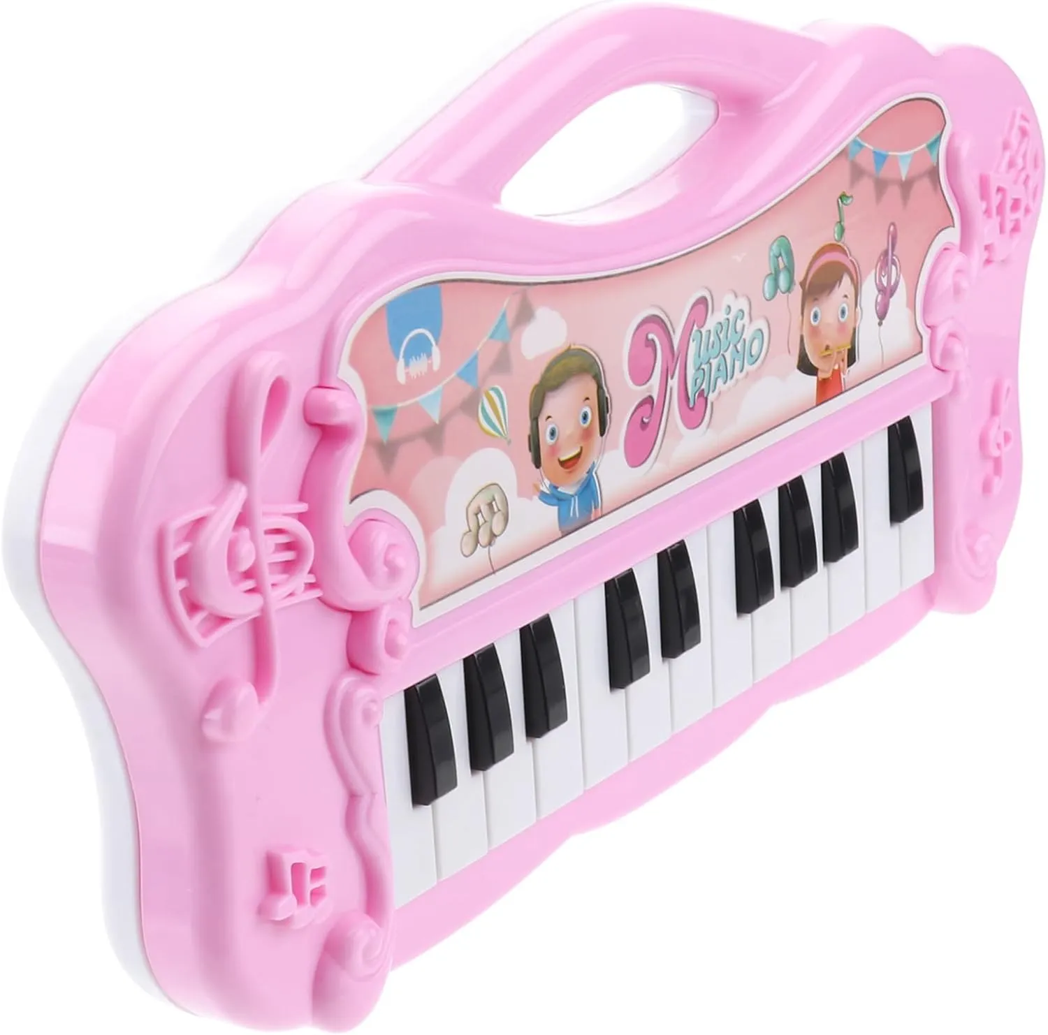 1Pc Pink Musical Instrument for Educational Electronic Organ Safe Plaything for Early Development Encourages Coordination and Auditory Skills for Boys