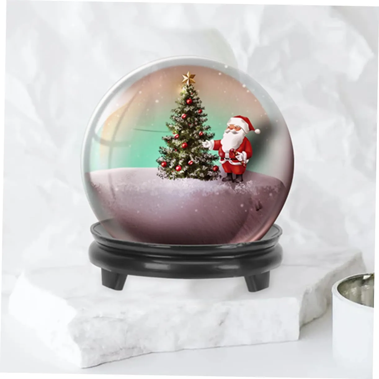 2 Pcs Wooden Sphere Holder Table Centerpiece Display Holder Crystal Ball Stand Wooden Crystal Ball Base Sphere Stand Wooden Crystal Ball Holder Sphere Display Stand