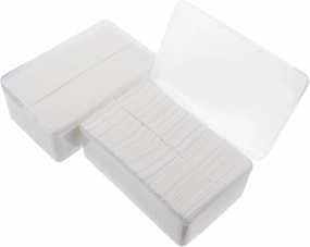 2000pcs Disposable Non-Woven Cleaning Pads for Makeup Removal Soft Gentle Facial Care Tools for Skincare Nail Polish Removal Lightweight Go Use