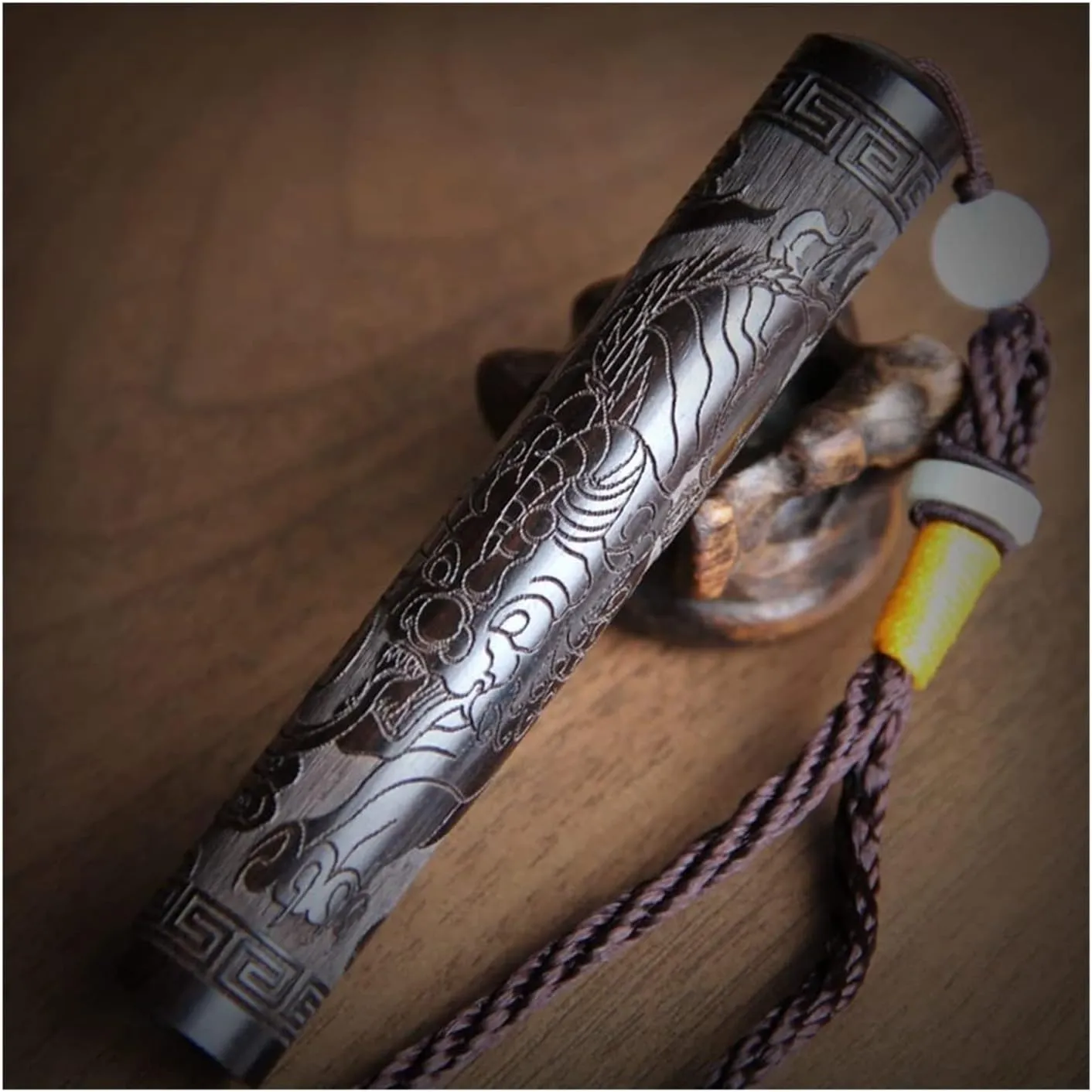 2024 Sandalwood Creative Rechargeable Electric Lighter Regular Lanyard Tungsten Wire Random Style(C)