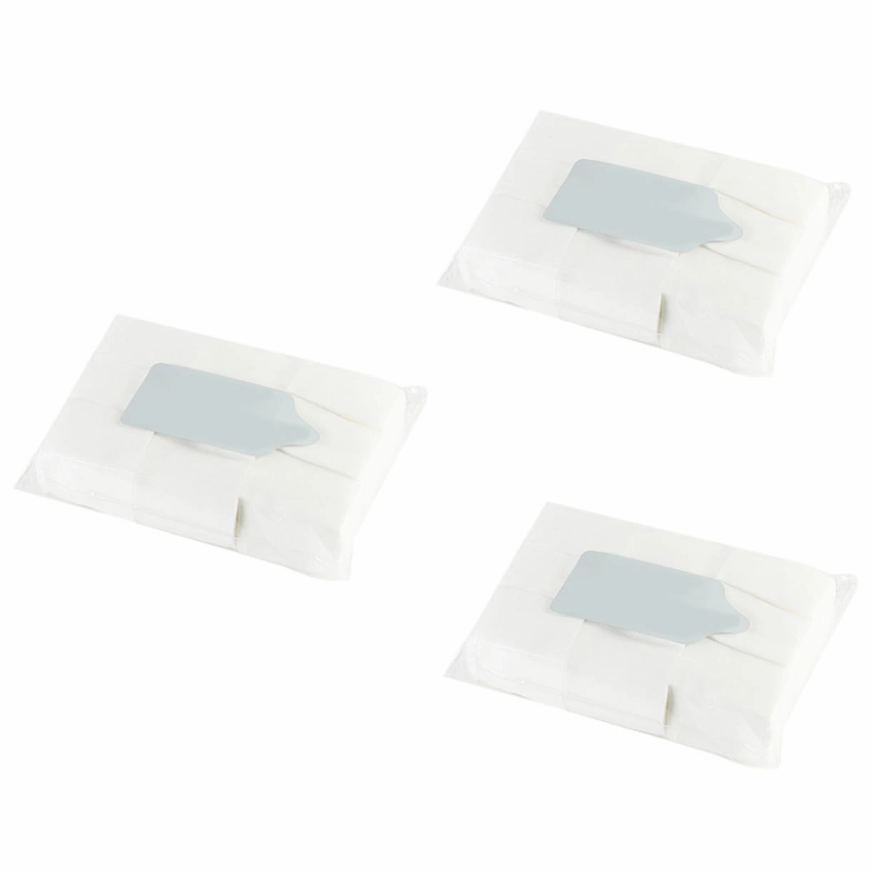 2100pcs Cotton Nail Polish Removal Pads Soft Absorbent Towels for Easy Nail Gel Polish Wiping for Manicure Pedicure Use Tool Supplies White