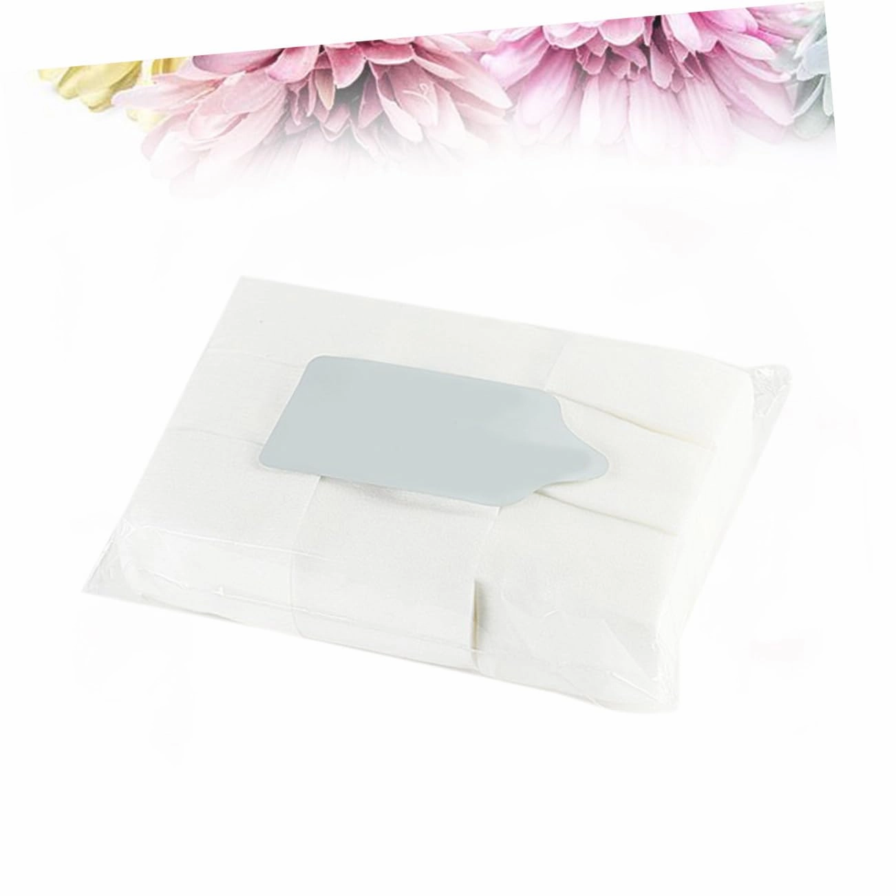 2100pcs Cotton Nail Polish Removal Pads Soft Absorbent Towels for Easy Nail Gel Polish Wiping for Manicure Pedicure Use Tool Supplies White