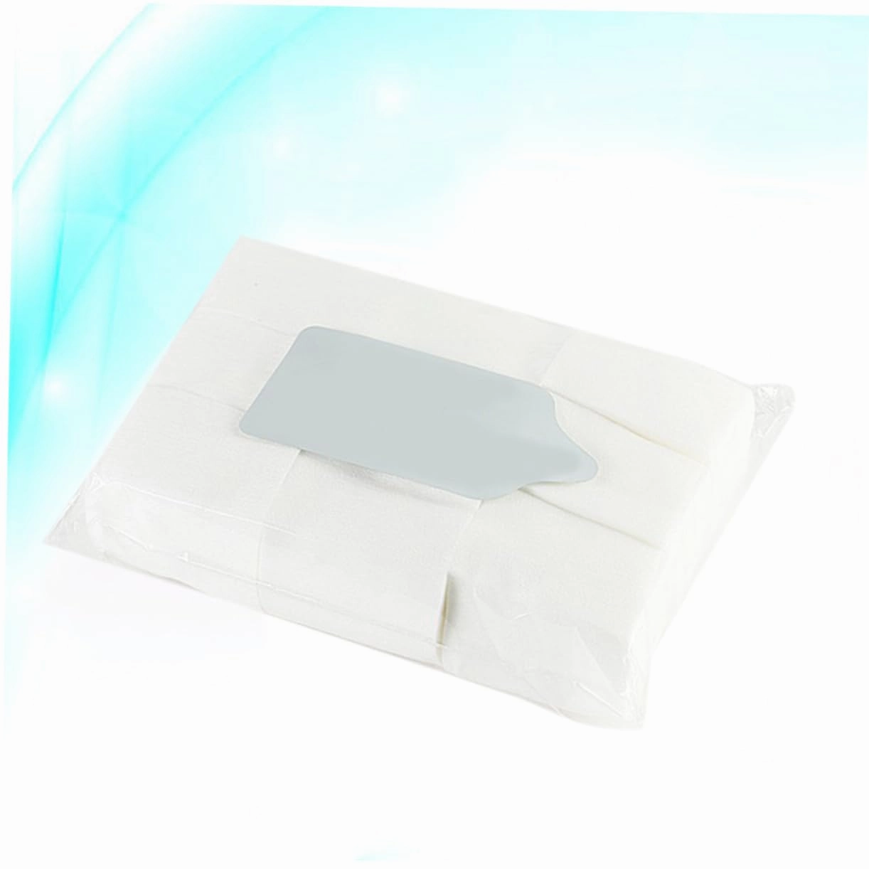 2100pcs Cotton Nail Polish Removal Pads Soft Absorbent Towels for Easy Nail Gel Polish Wiping for Manicure Pedicure Use Tool Supplies White