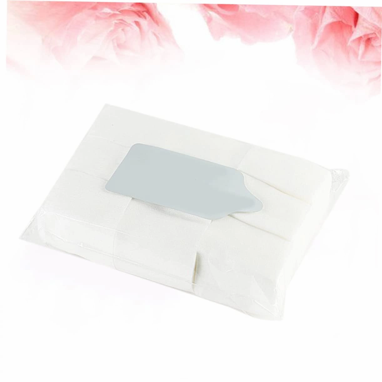 2100pcs Cotton Nail Polish Removal Pads Soft Absorbent Towels for Easy Nail Gel Polish Wiping for Manicure Pedicure Use Tool Supplies White