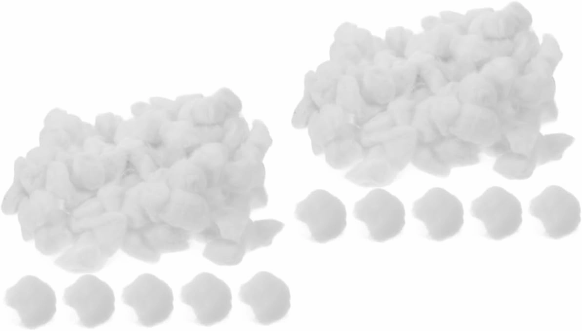 2pcs 1 Basics Cotton Balls Makeup Remover Gentle Cotton Balls for Manicure Soft and Gentle