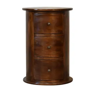 3 Drawer Drum - Chestnut