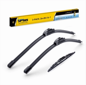 3 Wipers 26"/20"/16" Replacement For Dodge Grand Caravan 2019-2008, 26 Inch 20 Inch Windshield Wiper Blades with 16 Inch Rear Wiper Blade-Original Factory Quality