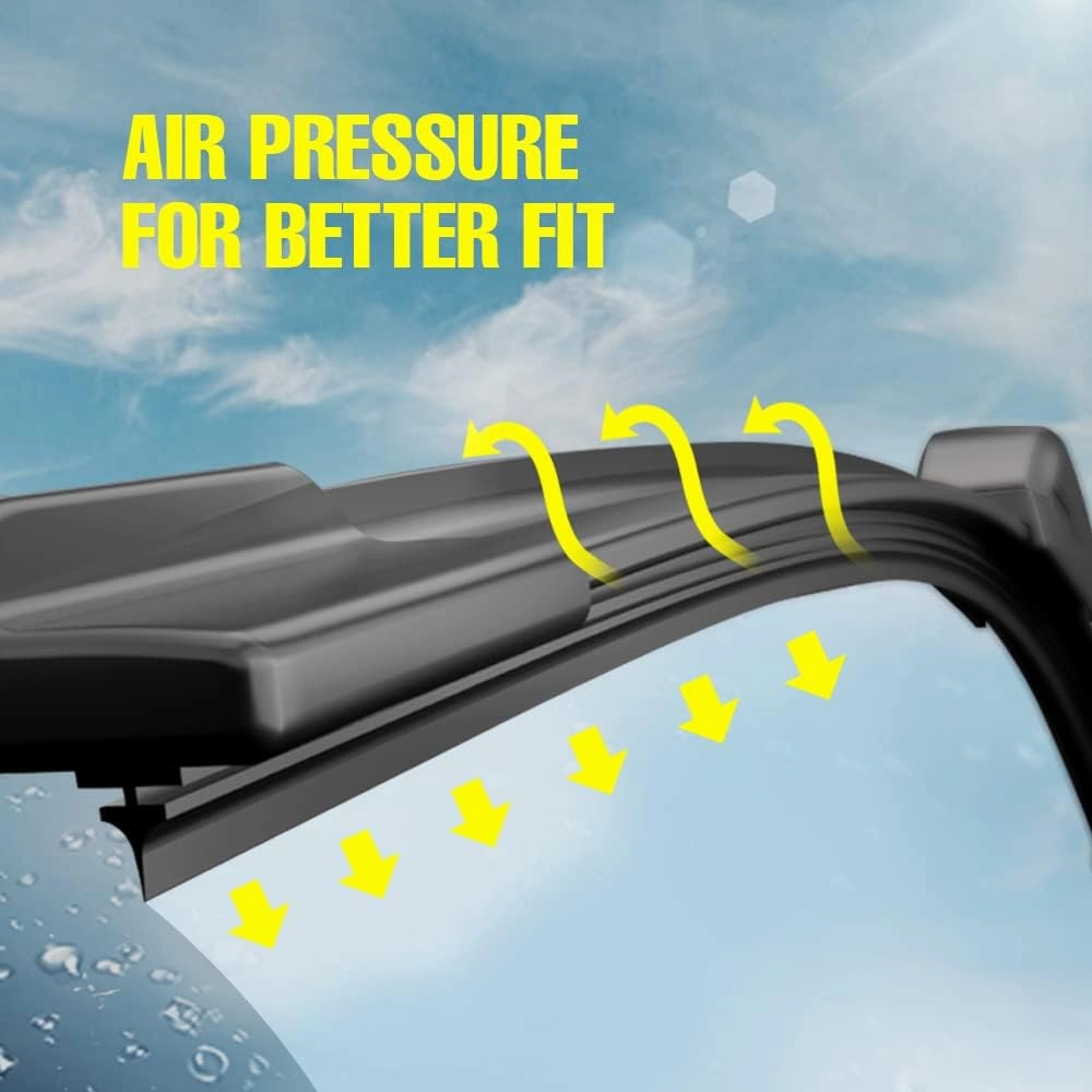 3 Wipers 26"/20"/16" Replacement For Dodge Grand Caravan 2019-2008, 26 Inch 20 Inch Windshield Wiper Blades with 16 Inch Rear Wiper Blade-Original Factory Quality