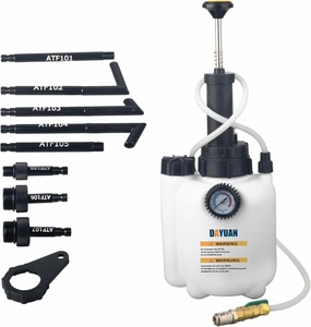 3L Manual Transmission Fluid ransfer Pump, Oil Filling Filler System Fluid Pump Tool for Automatic Transmission with Adapters