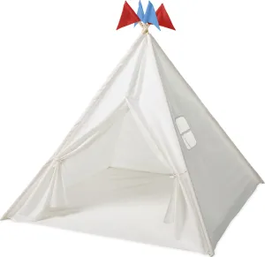 4 Foot Natural Canvas Lighted Play Tent