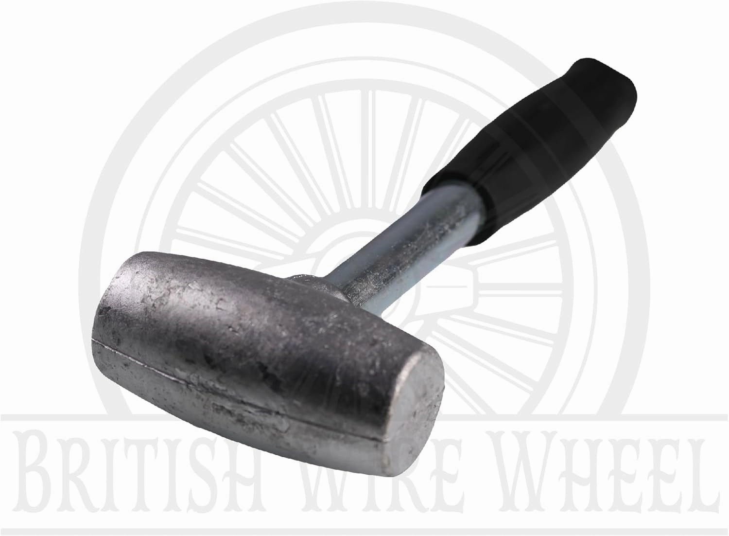 4lb Lead Hammer for Knock Off Wheels - Lead Alloy Non-Marring Automotive Dead Blow Hammer | Perfect Tool for Knock-Off Spinner Caps for Lowriders and Classic Cars with Wire Wheels