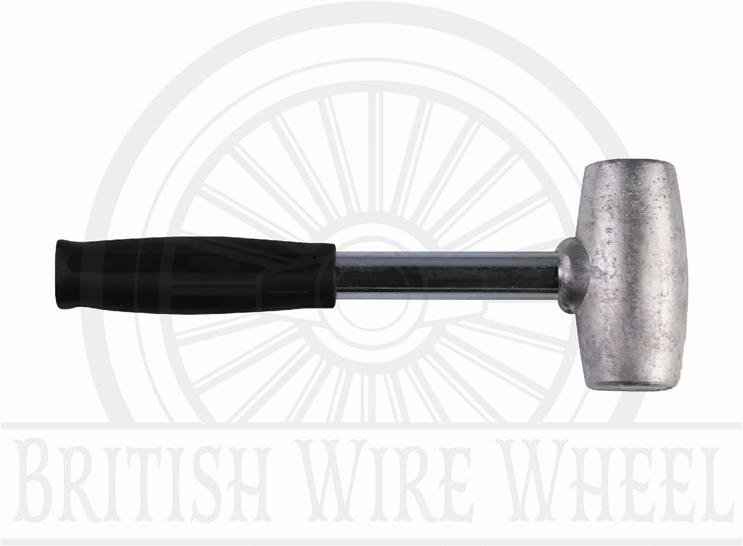 4lb Lead Hammer for Knock Off Wheels - Lead Alloy Non-Marring Automotive Dead Blow Hammer | Perfect Tool for Knock-Off Spinner Caps for Lowriders and Classic Cars with Wire Wheels