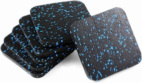 4pcs Vibration Mat Shock Absorbing Cushions for Treadmills Fitness Equipment Furniture Environmental Protection Material Sound Insulation Easy to Use