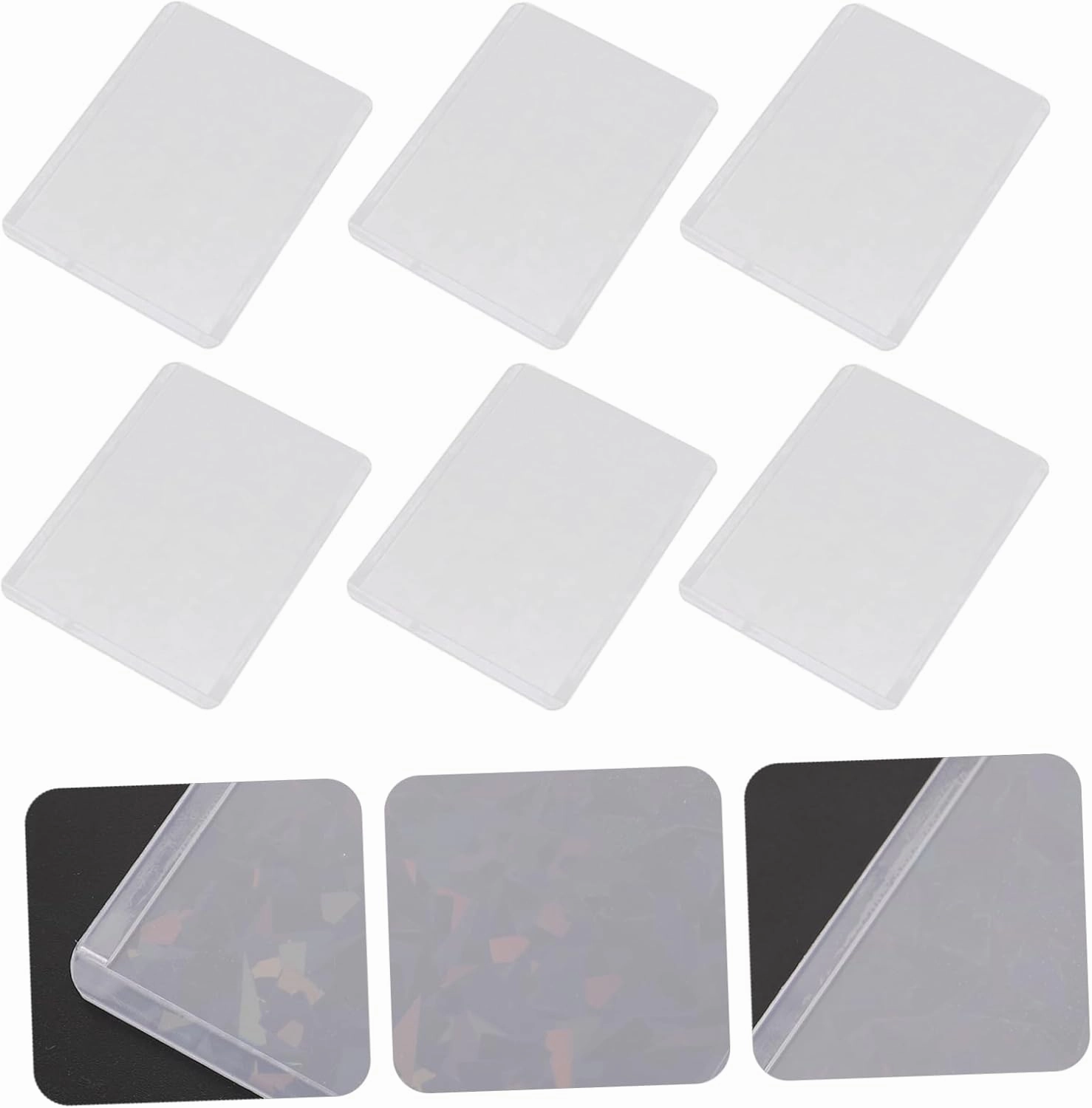 50pcs Card Sleeves Protective Covers for Game Cards Top Open Design for Collectibles and Daily Use