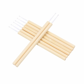 50Pcs Eyelash Extension Cleaning Swabs, Precision Tip Cotton Swabs for Makeup Removal and Eyebrow Grooming