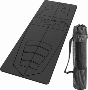 6 x 2.2 ft Surf Mat with Storage Bag Non-slip Rubber Yoga Mat Surf Training Accessories for Women Men Workouts Indoors