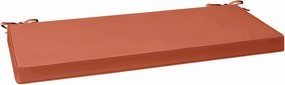 AAAAAcessories Outdoor Bench Cushion, Waterproof, Fade-Resistant Patio Furniture Replacement Cushions, 48" x 18" x 3", Rust