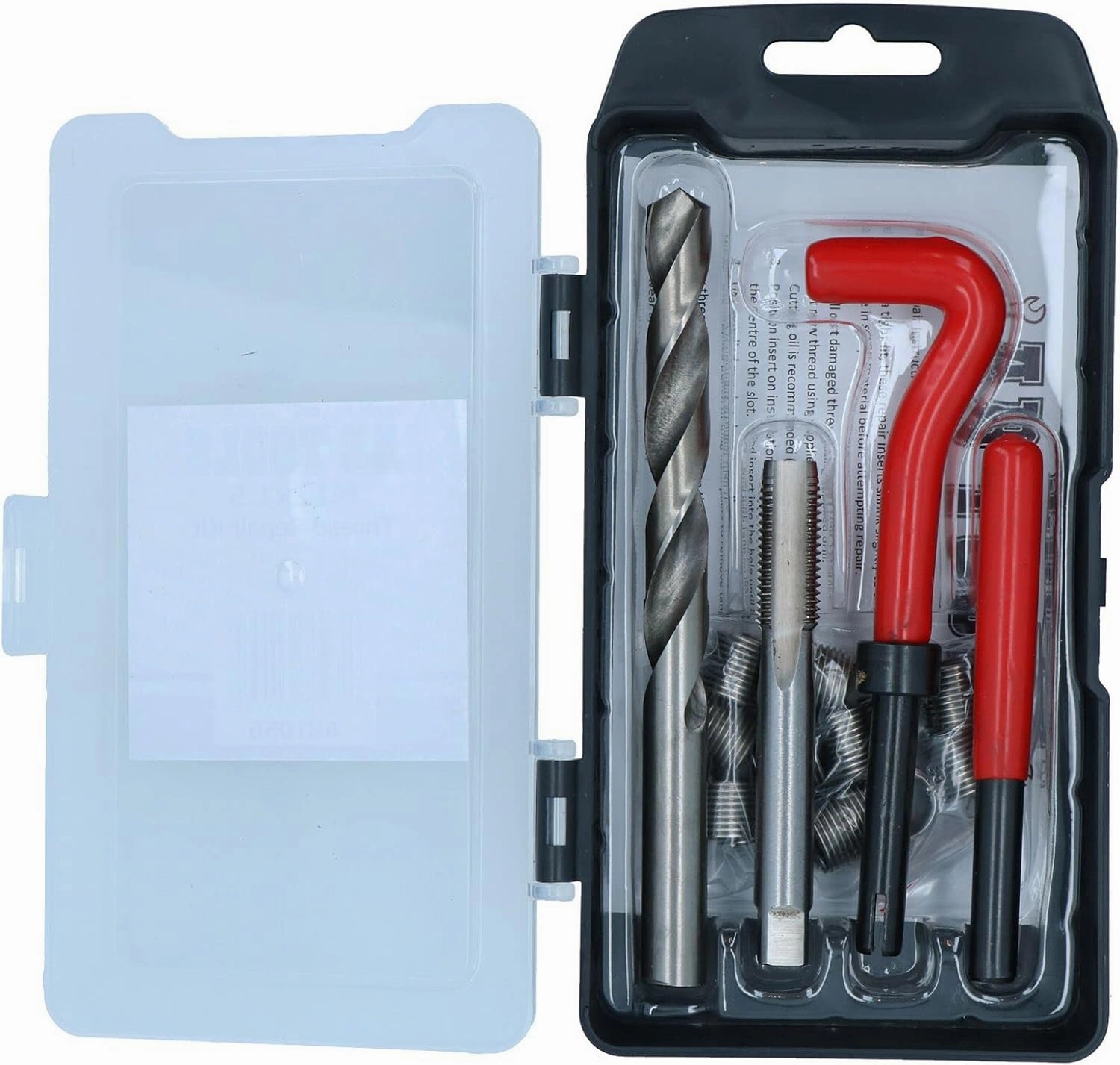 AB Tools M12 x 1.5mm Thread Repair kit/helicoil 15pc Set Damaged Thread AN046