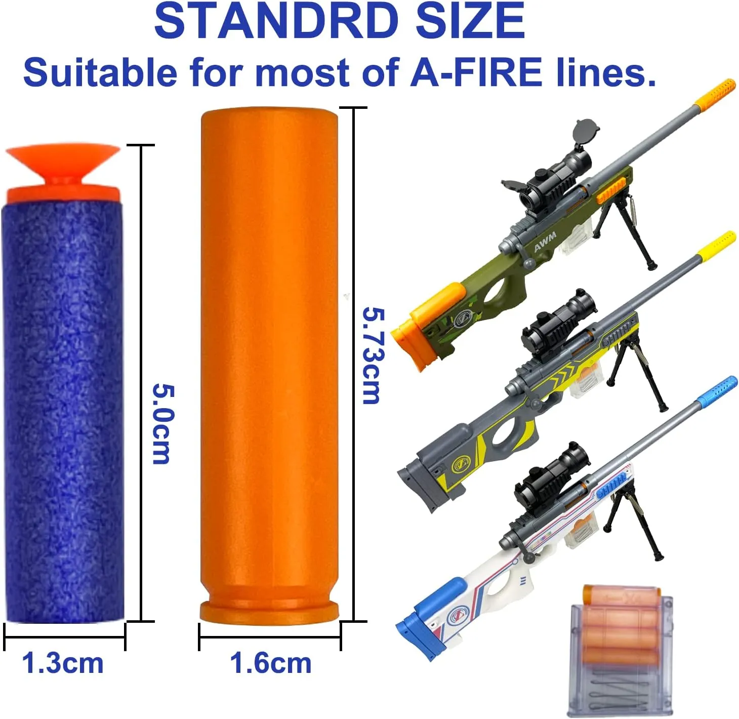 AGM MASTECH Ejectable Soft Bullets 50pcs and Soft Darts 100pcs