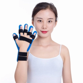 ALisasin Hand Wrist Finger Orthotics Fixed Splint Fingerboard Hand Support Brace Training Tool Finger Corrector Board