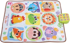 Alomejor Kid Dance Mat Multi Modes Electronic Musical Dance Pad for Boys Girls with Interactive Fun Educational Value Safe Non Materials