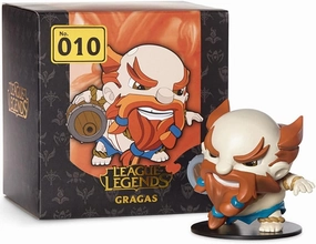 ALZKE League of Legends Figure Gragas, Delicate and Cute Statue for League of Legends Merch Gift, Comes with Original Box and Verification Card