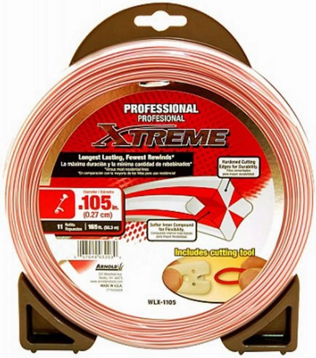 Arnold Xtreme .105-Inch x 165-Foot Professional Grade String Trimmer Line
