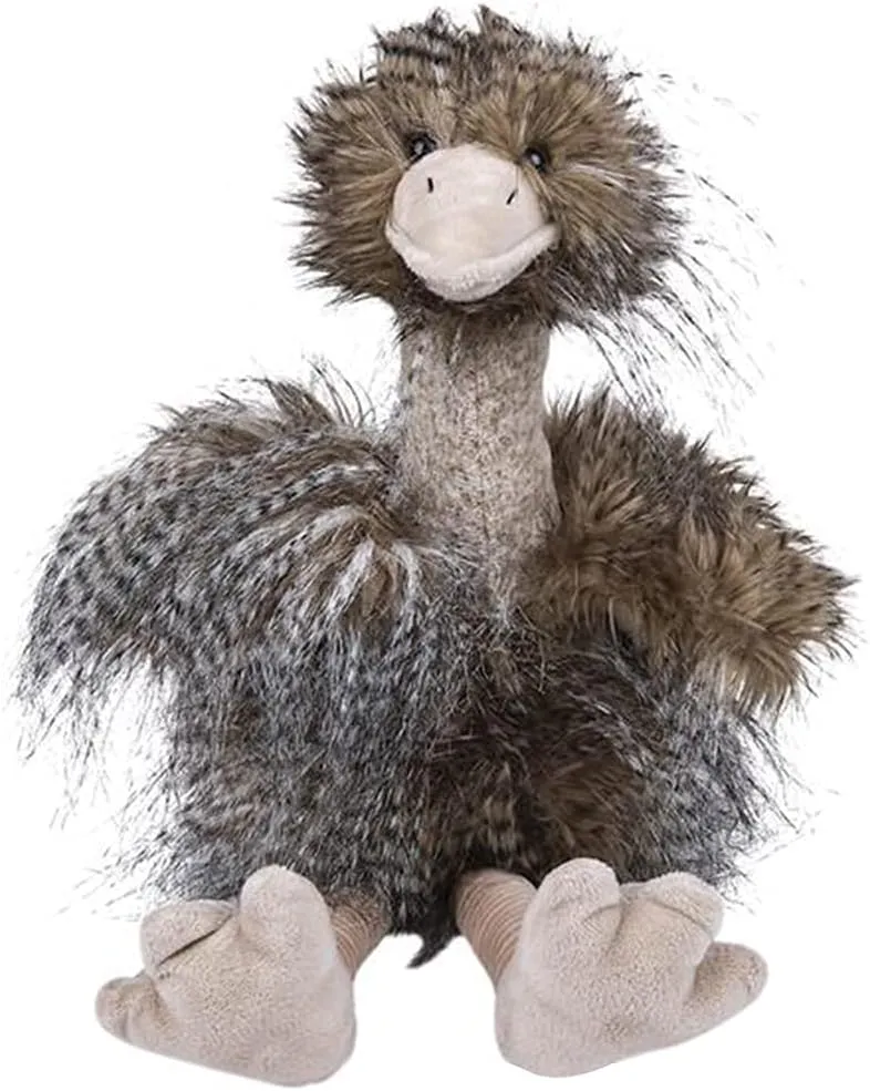 ArtCreativity Emu Plush Toy for Kids, 1PC, Long Hair Stuffed Ostrich Toy, Soft and Huggable Kids’ Stuffed Toys, Cute Nursery Décor, Girls’ and Boys’ Room Animal Decorations