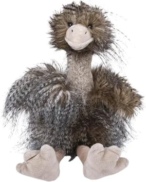 ArtCreativity Emu Plush Toy for Kids, 1PC, Long Hair Stuffed Ostrich Toy, Soft and Huggable Kids’ Stuffed Toys, Cute Nursery Décor, Girls’ and Boys’ Room Animal Decorations