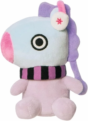 AURORA, 61493, BT21 Official Merchandise MANG Winter, Soft Toy, Purple and Blue