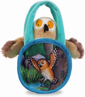 AURORA Official Merchandise, 61048 The Gruffalo Owl Fancy Pal Soft Toy, Brown & Blue,  7in