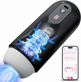 Automatic Male Masturbators Sex Toys - Penis Pump Male Sex Toys Pocket Pussy with 8 Vibration Modes,APP Control Adult Toys Pocket Pussy 3D Stroker with Blowjob Toy for Men Masturbating