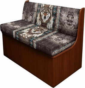 Aztec RV Dinette Cushion Covers Dreamcatcher Wolf Print RV Seat Covers Camper Cushion Covers Dinette Booth Set Washable RV Couch Cover 2 Cushion Sofa RV Beach Seat Covers for Dinette