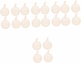 balacoo 20pcs Facial Exfoliating Loofah Pads Soft Makeup Remover Sponge Rounds for Gentle Cleansing for All Skin Types Skin-Friendly for Men Women