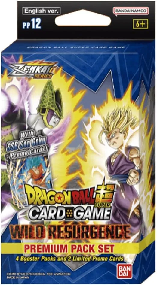 Bandai | Dragon Ball Super CG: Premium Pack Set 12 (PP12) | Trading Card Game | Ages 6  | 2 Players | 20-30 Minutes Playing Time