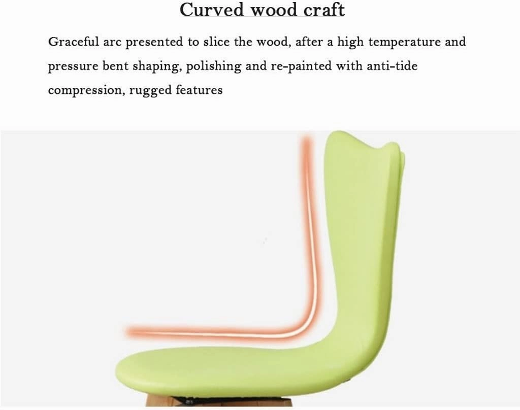 Bar Chairs Modern Home Living Room Dining Room Bar Chair Casual Coffee Shop Bar Stool Simple High Stool Fashion Office Chair Bar Stools with Back(Brown-c)