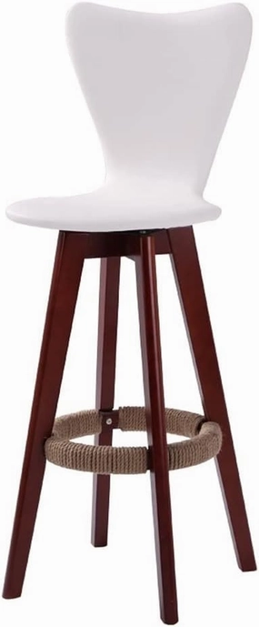 Bar Chairs Modern Home Living Room Dining Room Bar Chair Casual Coffee Shop Bar Stool Simple High Stool Fashion Office Chair Bar Stools with Back(Brown-c)