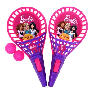 Barbie POP Catch Set Half cut | Launch and catch game | Catch ball set | Handheld launchers | Active play toy | Ball launcher toy | Pop trigger | ball launcher set | For age 3  years