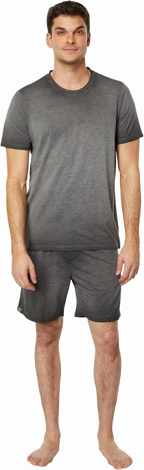 Barefoot Dreams Mc Mens Triblend Tee and Short Set