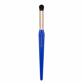 Bdellium Tools Professional Makeup Brush - Golden Triangle 767 Round Blender - With All Vegan and Soft Synthetic Fibers, For Blending & Smoothing (Blue, 1pc)